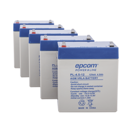 Paquete de 5 Baterías PL4.512, Ahorre $ con este KIT
