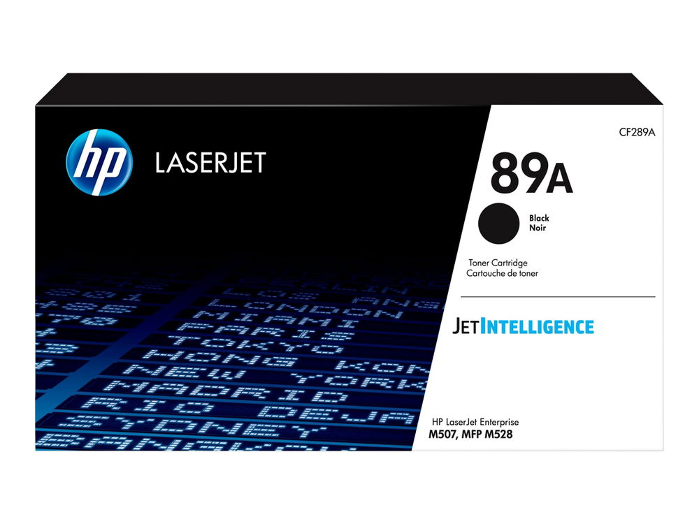 HP 89A - Negro - original - LaserJet - cartucho de tóner (CF289A) - para LaserJet Enterprise M507, MFP M528; LaserJet Enterprise Flow MFP M528