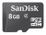 SanDisk - Tarjeta de memoria flash - 8 GB - Class 4 - microSDHC - negro