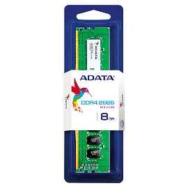 ADATA Premier Series - DDR4 - módulo - 8 GB - DIMM de 288 contactos - 2666 MHz / PC4-21300 - CL19 - 1.2 V - sin búfer - no ECC