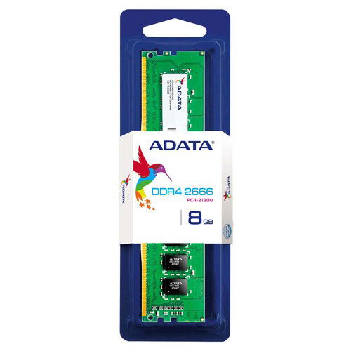 ADATA Premier Series - DDR4 - módulo - 8 GB - DIMM de 288 contactos - 2666 MHz / PC4-21300 - CL19 - 1.2 V - sin búfer - no ECC ADATA Premier Series - DDR4 - módulo - 8 GB - DIMM de 288 contactos - 2666 MHz / PC4-21300 - CL19 - 1.2 V - sin búfer - no ECC