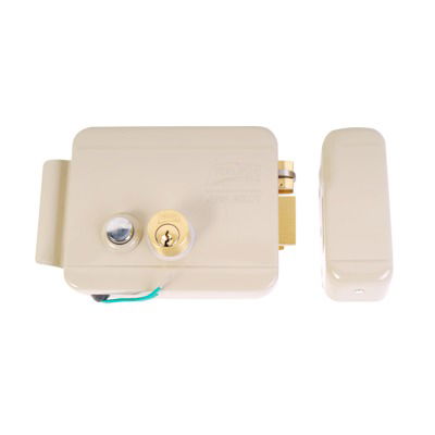 Cerradura Eléctrica / Incluye Llave / Derecha/ Con Botón integrado /Exterior Cerradura Eléctrica / Incluye Llave / Derecha/ Con Botón integrado /Exterior