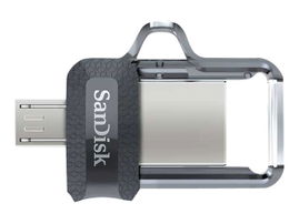 SanDisk Ultra Dual - Unidad flash USB - 32 GB - USB 3.0 / micro USB