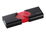 Kingston DataTraveler 106 - Unidad flash USB - 64 GB - USB 3.1 Gen 1 - negro sobre rojo