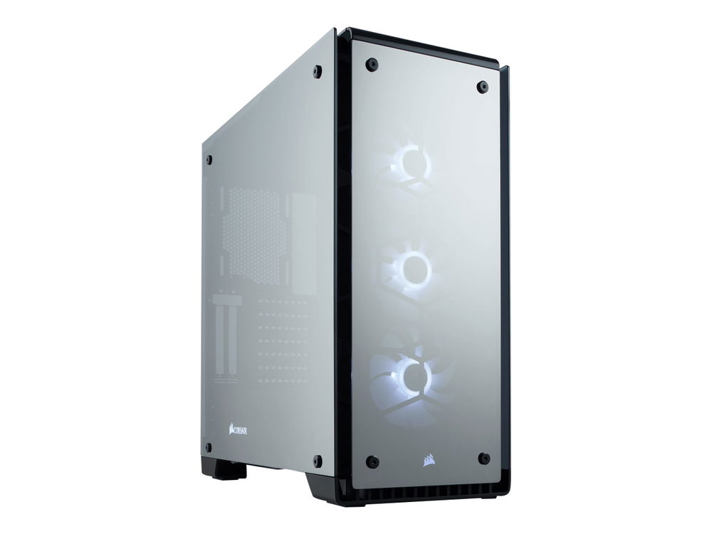CORSAIR Crystal Series 570X RGB - Torre - ATX - sin fuente de alimentación (ATX) - negro espejo - USB/Audio CORSAIR Crystal Series 570X RGB - Torre - ATX - sin fuente de alimentación (ATX) - negro espejo - USB/Audio
