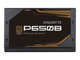 Gigabyte P650B - Fuente de alimentación (interna) - ATX12V 2.31 - 80 PLUS Bronze - CA 100-240 V - 650 vatios - PFC activa