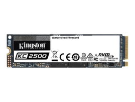 Kingston KC2500 - SSD - cifrado - 250 GB - interno - M.2 2280 - PCIe 3.0 x4 (NVMe) - 256-bit AES-XTS - Self-Encrypting Drive (SED), TCG Opal Encryption 2.0