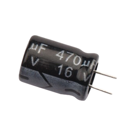 Capacitor Electrolítico 470 MF 16 V.