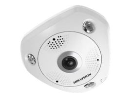 Hikvision 12 MP IR Network Fisheye Camera DS-2CD63C5G0E-IS - Cámara de vigilancia de red - color (Día y noche) - 12 MP - 4000 x 3000 - montaje M12 - focal fijado - audio - GbE - MJPEG, H.264, H.265, H.265+, H.264+ - DC 12 V / PoE Class 0