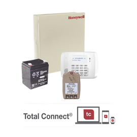 Kit de Panel de Alarma VISTA48LA con Gabinete, Batería y Transformador