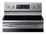 Samsung NE59M4320SS - Hornillo - autónomo - ancho: 75.9 cm - fondo: 66 cm - alto: 120 cm - con auto limpieza - acero inoxidable