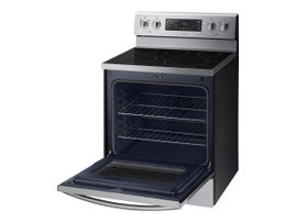 Samsung NE59M4320SS - Hornillo - autónomo - ancho: 75.9 cm - fondo: 66 cm - alto: 120 cm - con auto limpieza - acero inoxidable