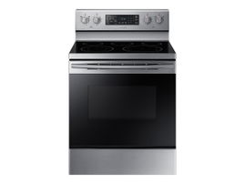 Samsung NE59M4320SS - Hornillo - autónomo - ancho: 75.9 cm - fondo: 66 cm - alto: 120 cm - con auto limpieza - acero inoxidable