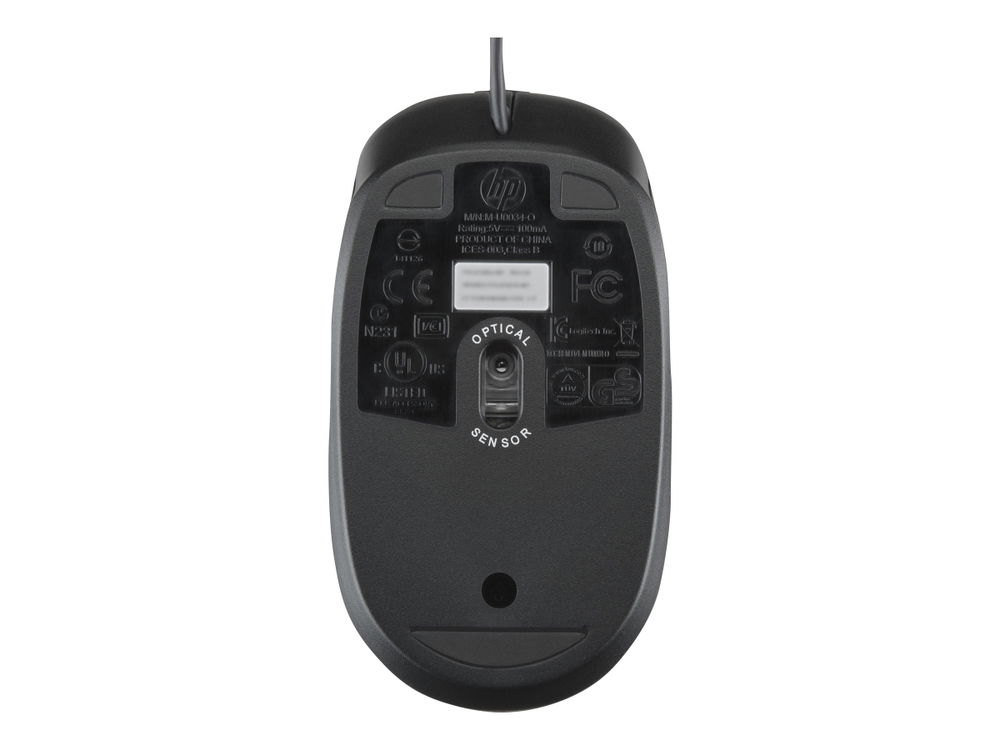 HP - Ratón - óptico - cableado - USB