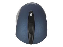 Klip Xtreme GhosTouch KMW-400 - Ratón - ergonómico - óptico - 3 botones - inalámbrico - 2.4 GHz - receptor inalámbrico USB - azul