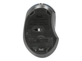Klip Xtreme GhosTouch KMW-400 - Ratón - ergonómico - óptico - 3 botones - inalámbrico - 2.4 GHz - receptor inalámbrico USB - azul