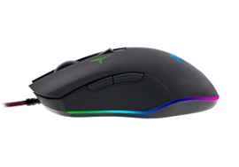 Xtech - Mouse - USB - XTM-710 - Blue venom - Gaming - Adjustable resolution settings of up to 3200dpi - 4-color LED lights - Convenient tangle-free cable - Type: 3D 6-button gaming wired mouse - Sensor: Optical - Resolution: Selectable settings with 