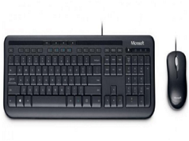 Microsoft Wired Desktop 600 for Business - Juego de teclado y ratón - USB - Español - Latinoamérica - negro
