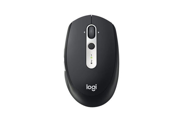 Logitech M585 Multi-Device - Ratón - diestro - óptico - 7 botones - inalámbrico - Bluetooth, 2.4 GHz - receptor inalámbrico USB - grafito