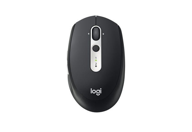 Logitech M585 Multi-Device - Ratón - diestro - óptico - 7 botones - inalámbrico - Bluetooth, 2.4 GHz - receptor inalámbrico USB - grafito