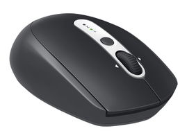 Logitech M585 Multi-Device - Ratón - diestro - óptico - 7 botones - inalámbrico - Bluetooth, 2.4 GHz - receptor inalámbrico USB - grafito