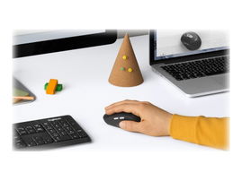 Logitech M585 Multi-Device - Ratón - diestro - óptico - 7 botones - inalámbrico - Bluetooth, 2.4 GHz - receptor inalámbrico USB - grafito