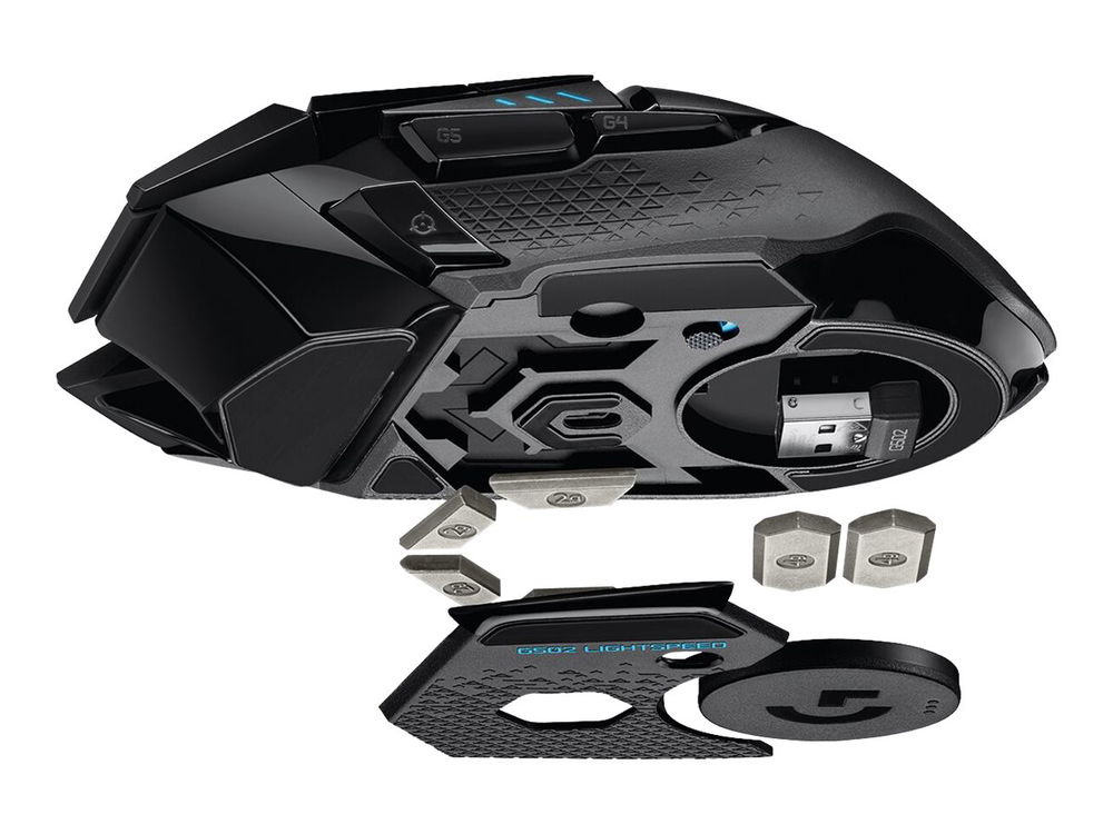 Logitech Gaming Mouse G502 (Hero) - Ratón - óptico - 11 botones - cableado - USB