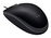 Logitech M110 Silent - Ratón - diestro y zurdo - óptico - 3 botones - cableado - USB - negro