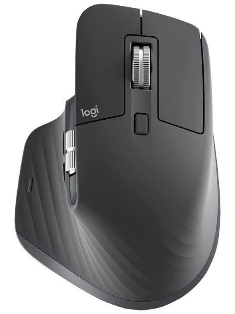 Logitech - Mouse - 2.4 GHz - Wireless - Graphite