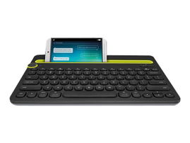 Logitech Multi-Device K480 - Teclado - Inalámbrico - Español - Bluetooth - Ergonomic Design - Negro