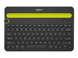 Logitech Multi-Device K480 - Teclado - Inalámbrico - Español - Bluetooth - Ergonomic Design - Negro