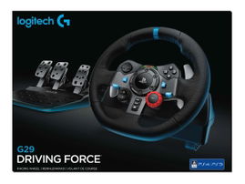 Logitech G29 Driving Force - Juego de volante y pedales - cableado - para PC, Sony PlayStation 3, Sony PlayStation 4