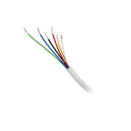Bobina de 305 metros de cable, Uso INTEMPERIE 22 AWG, 3 pares, de color blanco para aplicaciones de alarmas de intrusión y automatización. Bobina de 305 metros de cable, Uso INTEMPERIE 22 AWG, 3 pares, de color blanco para aplicaciones de alarmas de intrusión y automatización.