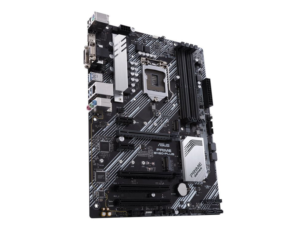 ASUS PRIME B460-PLUS - Placa base - ATX - Socket LGA1200 - B460 Chipset - USB 3.2 Gen 1 - Gigabit LAN - Tarjeta gráfica (CPU necesaria) - HD Audio (8-canales)