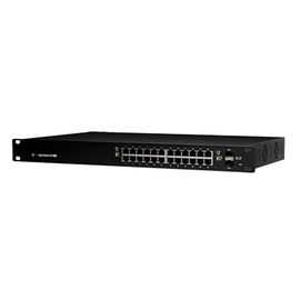 Switch EdgeMAX Administrable de 24 Puertos Gigabit con PoE+/PoE Pasivo 24V + 2 Puertos SFP, 500 W