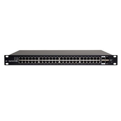 Switch EdgeMAX Administrable de 48 Puertos Gigabit con PoE+/PoE Pasivo 24V + 2 Puertos SFP + 2 Puertos SFP+, 500 W Switch EdgeMAX Administrable de 48 Puertos Gigabit con PoE+/PoE Pasivo 24V + 2 Puertos SFP + 2 Puertos SFP+, 500 W