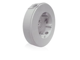 CAJA REDONDA METALICA PARA MONTAJE EN TECHO O PARED INTERIOR O EXTERIOR PARA CAMARA ALT8161