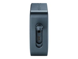 JBL Go 2 - Altavoz - para uso portátil - inalámbrico - Bluetooth - 3 vatios - azul marino - 5 horas de reproducción - Resistente al agua - Entrada de cable de audio