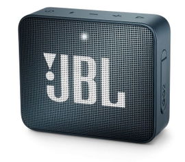 JBL Go 2 - Altavoz - para uso portátil - inalámbrico - Bluetooth - 3 vatios - azul marino - 5 horas de reproducción - Resistente al agua - Entrada de cable de audio