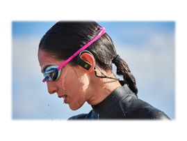 JBL Endurance Dive - Auriculares internos con micro - en oreja - montaje detrás del cuello - Bluetooth - inalámbrico - negro