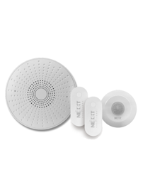 Nexxt - Solutions Connectivity - siren motion contact - bluetooth -  Kit de inicio: 1 sirena, 1 sensor de movimiento y 2 contactos.