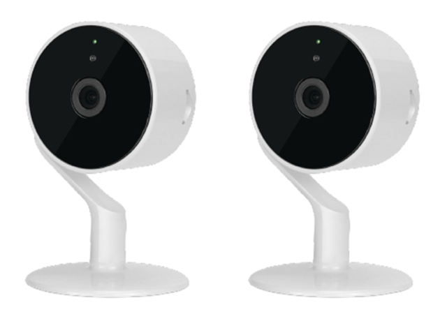 Nexxt - Solutions Connectivity - Fixed Camera 2PK -  conexion Wi-Fi - Full HD 1080p - Lente fijo para uso interno - Deteccion de movimiento - Visión Nocturna - Angulo de visión hasta 120°