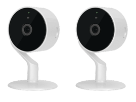 Nexxt - Solutions Connectivity - Fixed Camera 2PK -  conexion Wi-Fi - Full HD 1080p - Lente fijo para uso interno - Deteccion de movimiento - Visión Nocturna - Angulo de visión hasta 120°