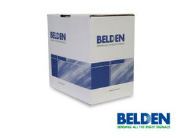 CABLE UTP CAT5E BELDEN 1752A 004U1000 FORRO PVC AMARILLO CM 4 PARES 350 MHZ CALIBRE 24AWG COBRE ESTAÑADO MULTIFILAR USO INTERIOR IDEAL PARA INSTALACIONES SEGURIDAD, CCTV, VIDEO, DATOS, REDES ETHERNET BOBINA 1000 PIES 305 METROS
