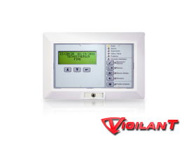ANUNCIADOR REMOTO LCD VIGILANT RLCD-C-SP / K-RLCD-C-SP ESP A 4 HILOS EN ESPAÑOL, CUENTA CON CONTROLES COMUNES (SILENCIAR PANEL, RESET, SILENCIAR ALARMA) COMPATIBLE CON LOS PANELES VS1 Y VS4, LISTADO UL, ULC