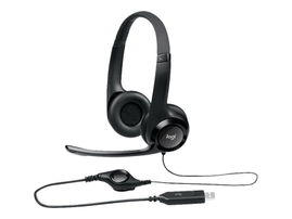 Logitech USB Headset H390 - Auricular - en oreja - cableado - USB