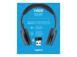 Logitech Wireless Headset H800 - Auricular - en oreja - Bluetooth - inalámbrico Logitech Wireless Headset H800 - Auricular - en oreja - Bluetooth - inalámbrico