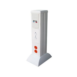Mini columna para concentrar, distribuir y ordenar cables de energía eléctrica o puertos de datos de telecomunicaciones (10000-01000) Mini columna para concentrar, distribuir y ordenar cables de energía eléctrica o puertos de datos de telecomunicaciones (10000-01000)
