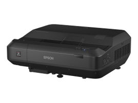 Epson Home Cinema LS100 - Proyector 3LCD - 4000 lúmenes (blanco) - 4000 lúmenes (color) - WUXGA (1920 x 1200) - 16:10 - 1080p - objetivo fijo para distancias ultracortas - LAN - negro - con 2 años de Servicio Epson Extra Care Home