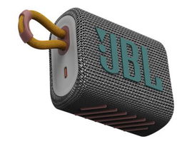JBL Go 3 - Altavoz - para uso portátil - inalámbrico - Bluetooth - 4.2 vatios - gris